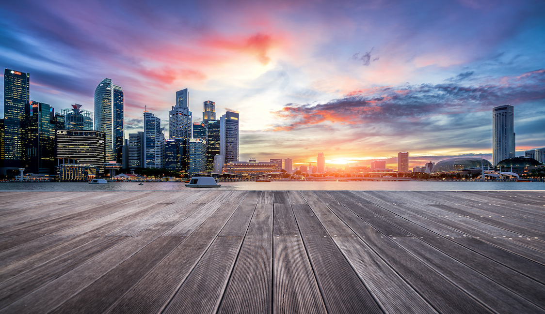 singapore city sky line