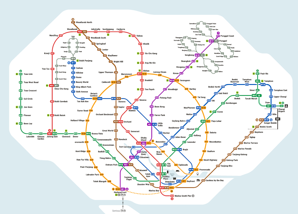 SMRT English Map