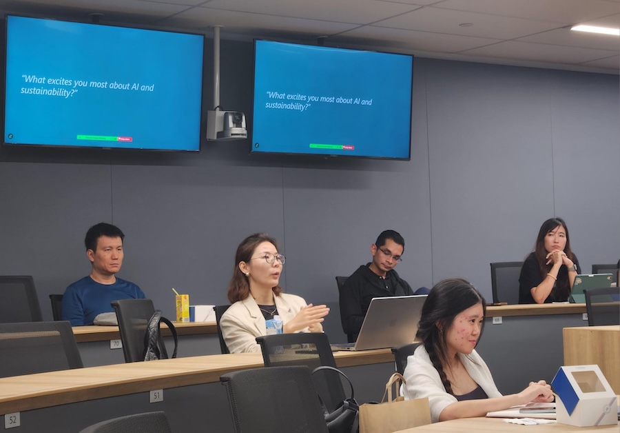 The class also discussed AI’s role across various sectors, from healthcare to companionship. 